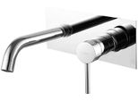 Mexen Alma Batteria Lavabo A Incasso, Cromo - 75115-00