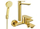 Mexen Alfa R02 Set Da Bagno, Dorato - 745713R02-50