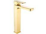 Mexen Cetus Rubinetto Lavabo Alto, Oro - 744310-50
