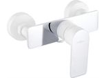 Mexen Alfa Rubinetto Doccia, Bianco/Cromo - 745740-02