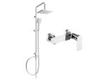 Mexen Tord Set Doccia Esterno Con Soffione E Miscelatore Doccia Zero, Cromo - 71140200-00