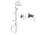 Mexen Sven Set Doccia Esterno Con Soffione E Miscelatore Doccia Zero, Cromo 71140262-00