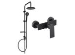 Mexen Carl Set Doccia Esterno Con Soffione E Miscelatore Doccia Alexa, Nero - 71240240-70