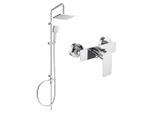 Mexen Tord Set Doccia Esterno Con Soffione E Miscelatore Doccia Alfa, Cromo - 745740200-00