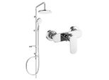 Mexen Erik Set Doccia Esterno Con Soffione E Rubinetto Doccia Milo, Cromo - 71340205-00
