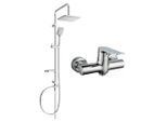 Mexen Sven Set Doccia Esterno Con Soffione E Miscelatore Doccia Pecos, Cromo - 72740262-00