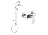 Mexen Sven Set Doccia Esterno Con Soffione E Miscelatore Doccia Alfa, Cromo - 745740262-00