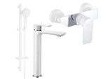 Mexen Alfa DF54 Set Doccia, Bianco/Cromo - 745714DF54-02