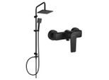 Mexen Tord Set Doccia A Incasso Con Soffione E Miscelatore Doccia Lynx, Nero - 745940200-70