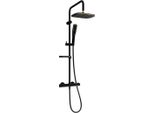 Mexen KX49 Set Doccia Esterno Con Soffione E Batteria Termostatica, Nero/Oro - 771504991-75