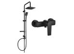 Mexen Sven Set Doccia Esterno Con Soffione E Miscelatore Doccia Lynx, Nero - 745940262-70