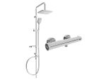 Mexen Sven Set Doccia Esterno Con Soffione E Miscelatore Doccia Termostatico Kai, Cromo - 77100262-00