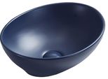 Mexen Elza Lavabo Da Appoggio 40 X 33 Cm, Blu Opaco - 21014042