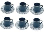 SchäFer Set Moka Da 12 Pezzi 90 Ml - Servizio Caffè Per Moka Ed Espresso Nero