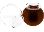 Elegante Set Di 12 Bicchieri Con Design A Bolle D'aria Vetro Borosilicato Resistente Al Calore - 350 Ml