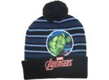Cappello Invernale Avengers Con Pompon - Cappello Cool Onesize Per Bambini Nero