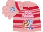 Cappello E Guanti Paw Patrol Set Accogliente Per Le Giornate Fredde Rosa