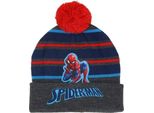 Cappello Invernale Spiderman Per Bambini - Cappello Caldo Con Pompon E Ricamo Onesize Rosso