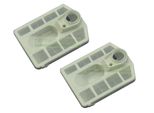 2 X Filtro Aria Per Motosega Fuxtec Scheppach GüDe Einhell Greencut