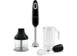 Smeg HBF03BLEU Blender Immersion Blender 700 W Black, Stainless Steel