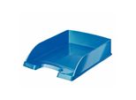 Leitz 5226-30-36 5226 Briefkorb Plus Wow - A4, Polistirolo, Blau Metallic