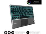 Tastiera Compatta Bluetooth Senza Fili Subblim Touchpad Smart Blacklit/Grigio Subblim Touchpad Smart Blacklit/Grigio
