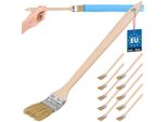 Kotarbau® Set Di 10 Spazzole Per Radiatori 36 Mm Spazzole Angolate Spazzole Per Smaltire Spazzole Per Verniciare Spazzole Per Dipingere Spazzole Di Legno Per Punti Difficili Da Raggiungere