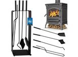 Set Camino Kotarbau® 5 Pezzi In Acciaio Nero Con Supporto