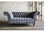 Divano Di Lusso Design 2 Poltrone Divano Tappezzeria Tessile Classico Divani Chesterfield
