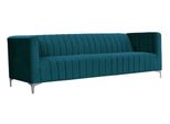 Tessuto Verde Soggiorno Design Divani Imbottiti Divano Divano Tre Posti 220Cm