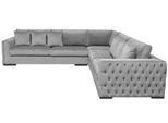 Divano Angolare Grigio Zona Giorno Divano Suite Angolare Tappezzeria Nuovo Design Creativo Arredamento
