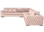 Divano Angolare Rosa Zona Giorno Divano Angolare Suite Imbottitura Tessuto Velluto Mobili Design