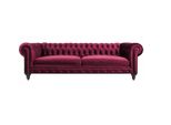 Divano Blu Chesterfield A Tre Posti Dal Design Moderno Divano Mobili In Tessuto Divani Nuovi