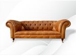 Chesterfield 3 Posti Marrone Divani A Tre Posti Divano In Pelle Nuovo Divano In Pelle Mobili