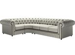 Divano Angolare Bianco Chesterfield Soggiorno Design Moderno Mobili In Pelle Nuovo Divano In Pelle