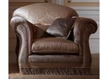 Poltrona Di Lusso Imbottita Trono Stile Country Vero Legno Mobili Italiani Monoposto