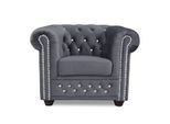 Divani Chesterfield Poltrona Divano Tv Divano 1 Posto Tessuto Rivestimento Nuovo