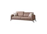 Divano Da Salotto Beige Di Design Divano A 3 Posti In Tessuto Imbottito
