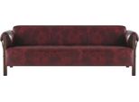 Divano Bordeaux Divano In Pelle 3 Posti Braccioli Morbidi Divano In Pelle Legno Moderno