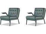 Poltrona Verde Poltrona 1 Posto Moderna Chesterfield In Pelle Inox