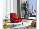 Lusso Sedia Imbottitura Cocktail Relax Lounge Club Sedie Mobili Design Poltrona Rosso