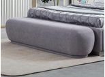 Panca Sgabello Panca Imbottita Ottomana Panca Da Letto Colore Viola Camera Da Letto