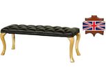 Chaise Lounge Chesterfield Reclinabile Sgabello In Pelle Tessile 50X50X45 /120X40X45