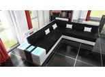Zona Giorno Divano Divano Angolare Rivestimento Tessuto Tessuto Pelle Set Divani