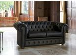 Divano Chesterfield Divano Imbottito Divani Classico 2 Posti Seduta Pelle Schaffhau