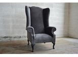 Poltrona Wing Poltrona Televisione Design Tappezzeria Divano Divano Chesterfield Tessile Nuovo 350