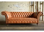 Divano Imbottito Di Design Chesterfield Set Di Divani In Pelle Divani Tessili Di Lusso #164