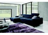 Tessuto Divano Divano Tappezzeria Angolo Design Set Blu Soggiorno Paesaggio Tessile Divani