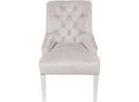 Poltrona Classica Chesterfield Imbottita Poltrona 1 Posto Tessuto Grigio
