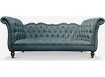 Divano Di Lusso Inglese Chesterfield Divano Tessile Colorato Turchese Blu Verde Divani